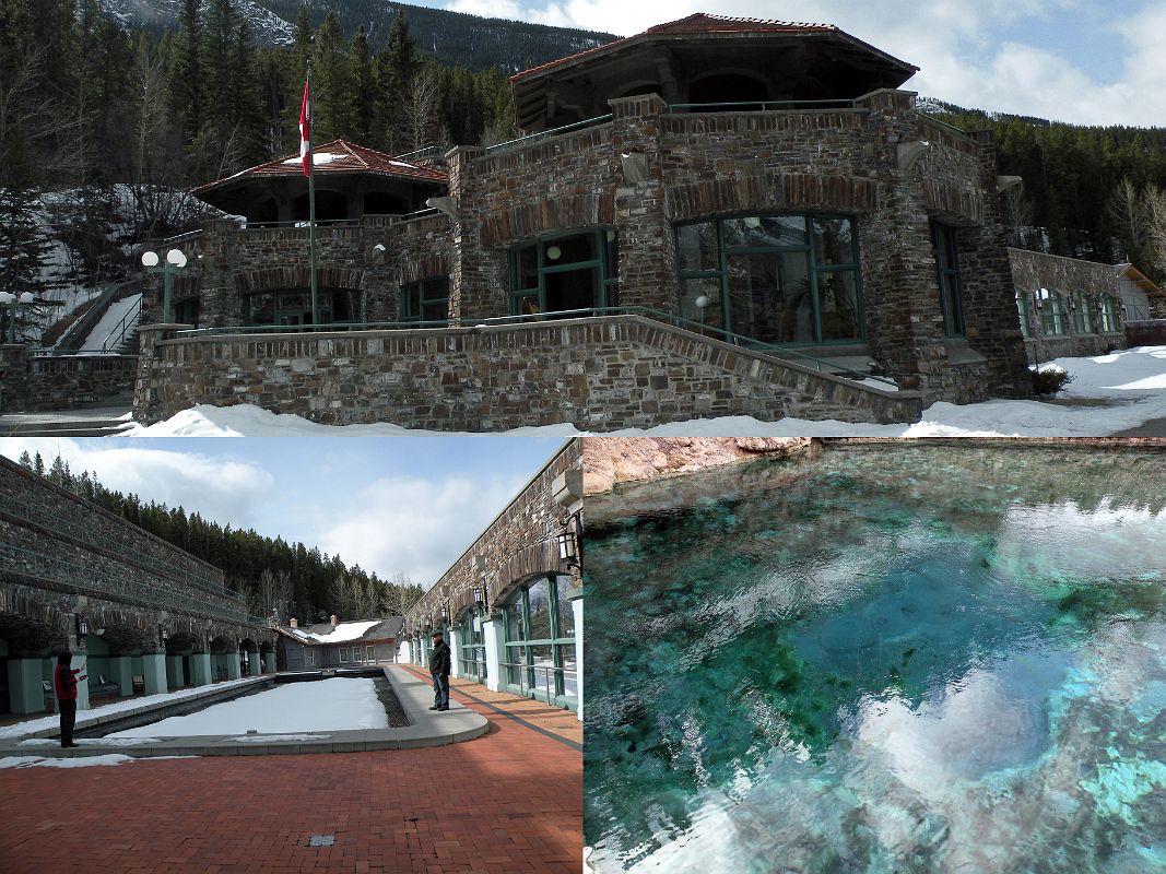 29 Banff Cave And Basin Entrance, Pool and Thermal Waters In Winter